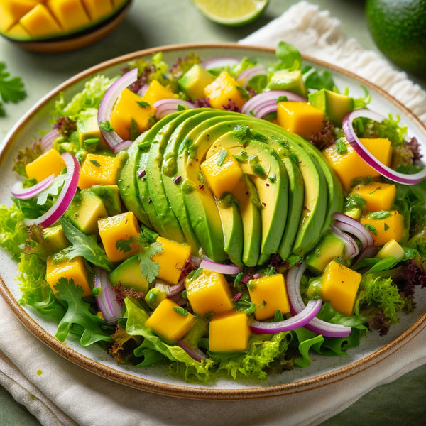 Radiant Vitality Bowl: A Harmony of Avocado, Mango, and Wellness