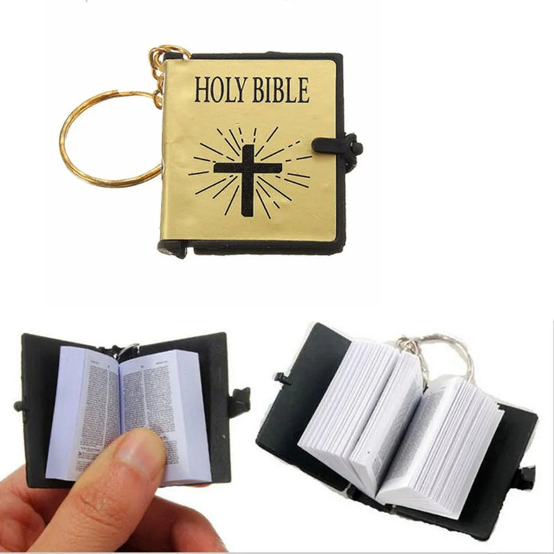 Classic Cross Holy Bible Keychain: A Symbol of Faith and Fashion