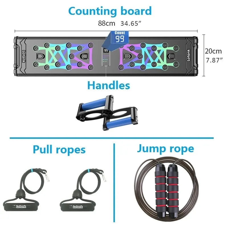 Multifunctional Push-Up Board: Elevate Your Home Workouts