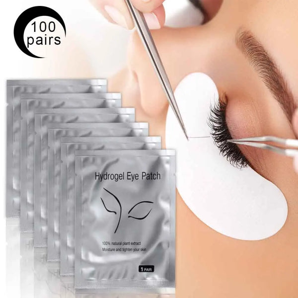 50/100pairs Eyelashes For Eyelash Extensions Eye Pads Pillows Disposable Patch Under Lash