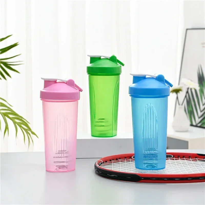 600ml Portable Protein Powder Shaker Bottle